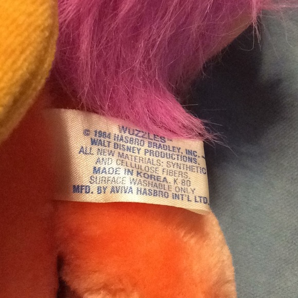 Vtg 1984 Hasbro Softies Bumblelion.  Stuff toy. - Picture 8 of 10